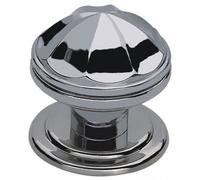 EUROART Gloria Centre Door Knob 71mm x 70mm x 72mm - Decorative Centre Mounted Interior Door Knob for Timber Feature Doors