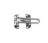 EuroArt Jedo Security Door Guards Heavy Duty Door Restrictor Chain Alternative Enhanced Home Entrance Safety Device (Satin Chrome)
