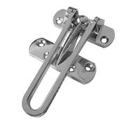 EuroArt Jedo Security Door Guards Heavy Duty Door Restrictor Chain Alternative Enhanced Home Entrance Safety Device (Polished Chrome)