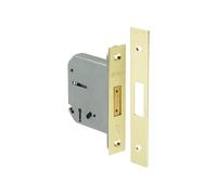 EuroArt JL1093 3 Lever Mortice Deadlock 76mm for Wooden Doors