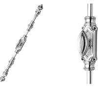 Ornate Door ESPAGNOLETTE Bolt/CREMONE Bolt Upto 9 FT Polished Chrome