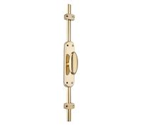 EUROART Oval KNOB Door ESPAGNOLETTE Bolt/CREMONE Bolt Upto 2500mm Polished Brass