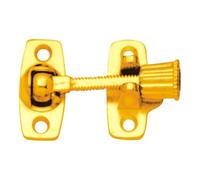 EuroArt Sash A-1 Fastener for Timber Sash Windows, Corrosion-Resistant, Polished Finish, Secure Locking, with Fixings Included (Electro Brass)