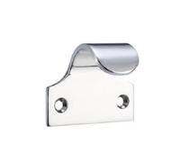 EuroArt Sash Lift, 50mm x 50mm, Square Window Handle for Sliding Sash Windows, with Fixings Included (Satin Chrome)