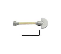 EuroArt Spare Turn & Release Bathroom Door Lock Thumbturn and Emergency Release Replacement Set (Longer 80mm Spindle, Satin Chrome, 5mm x 80mm)