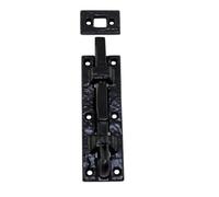 EuroArt Stainless Steel Barrel Bolt Necked & Straight Door Slide Bolt Latch Multiple Sizes for Internal External Doors Garden Gates Bathroom WC Shed Security Lock (Necked -100mm)
