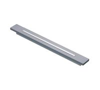 EUROART Umbra Cabinet Pull Handle, Satin Nickel/Polished Nickel, 256mm x 296mm x 19mm, Modern Style, for Cabinets, Drawers and Wardrobe Doors
