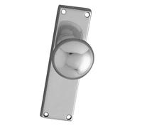 EUROART Victorian Lever on Backplate Latch Set 110mm x 40mm Classic Knob on Backplate Interior Door Handle Traditional Door Furniture