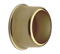 Wardrobe Rail Rod END SOCKET ANGLED Supports Brackets Socket Round 19MM Polish Brass Finish