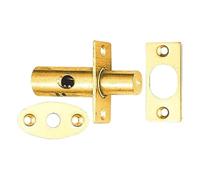 EuroArt Window Rack Bolt Without Keys, Secure Manual Locking, for Wooden and Metal Windows, with Fixings Included (Polished Brass)