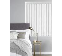 EUROBLINDS - 1 Made to Measure WHITE Vertical Blind Replacement Slats 89mm (3.5 Inch) Wide - Plain & Patterned Fabrics