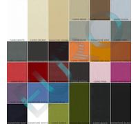 EUROBLINDS - BLACKOUT Plain Vertical Blind Replacement Slats - OVER 30 Colours Available! Made to Measure 89mm (3.5") WIDE Louvres Complete with HANGERS, WEIGHTS AND CHAINS - Customizable Length