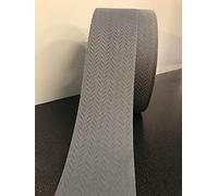 EUROBLINDS Made To Measure GREY Vertical Blind Replacement SLATS LOUVRES 3.5 inch (89mm) WIDE - HUGE CHOICE OF FABRICS (KINETON GRAPHITE, 35)
