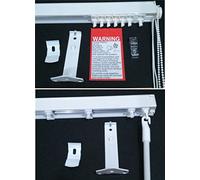 EUROBLINDS Made To Measure Vertical Blind Head Rail TRACK for 3.5" (89mm) WIDE SLATS (2101mm to 2500mm)