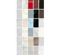 EUROBLINDS Made To Measure Vertical Blind Replacement SLATS 3.5 inch (89mm) WIDE LOUVRES - HUGE CHOICE OF FABRICS (Tern White)