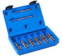 EUROBOOR HCS.KIT HSS Annular Cutter Set, Weldon, 30 mm Drill Depth, 19.05 mm Shank Length, 6 Pieces
