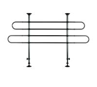 EUROCATCH Universal Adjustable Car Dog Guard - 90-155 cm Wide & 75-134 cm High - Easy No-Drill Installation - Secure Pet Barrier for Trunk and Vehicle Travel