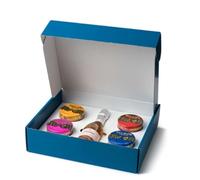 Eurocaviar - Shikran - Sampler Pack - 4 x 50 gm Caviar Pearls: Mullet Roe Black, Mullet Roe Red, Smoked Salmon, Anchovies + 200 ml Alcohol-Free Champagne - Premium Gourmet Gift Set for All Occasions