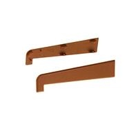 Eurocell 180mm uPVC Window Sill End Caps (Pair) - Golden Oak