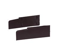Eurocell 85mm Stub uPVC Window Sill End Caps (Pair) - Rosewood