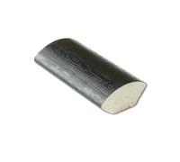 Eurocell Black Ash Upvc Plastic Quadrant Moulding Trim - Window Tile Beading (W) 17.5mm (L) 1.25M Length X 5 Length Pack