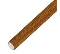 Eurocell Golden Oak Upvc Plastic Quadrant Moulding Trim - Window Tile Beading (W) 17.5mm (L) 1M Length