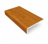 Eurocell Golden Oak Upvc Window Sill Capping Trim 9mm X 2M 250mm Depth 1 Pack Premium Weather-Resistant Finish