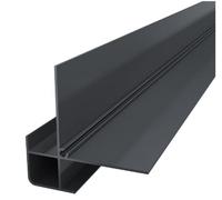 Eurocell Horizontal Coastline Cladding 90° External Corner - 5mtr - Anthracite Grey