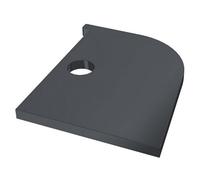 Eurocell Horizontal Coastline Cladding Window Head Trim End Cap - Anthracite Grey