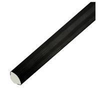 Eurocell Quadrant 5mtr x 13mm - Black Ash