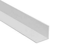 Eurocell Rigid Angle Corner Trim - 25mm x 25mm White Plastic - 90 Degree - 1.25m Lengths - 5 Pack