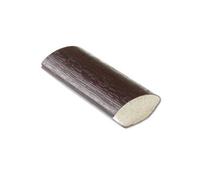 Eurocell Rosewood Upvc Plastic Quadrant Moulding Trim - Window Tile Beading (W) 17.5mm (L) 2M Length X 5 Length Pack