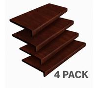 Eurocell Rosewood Upvc Sill Capping Board 9mm X 2M 200mm Depth - 4 Pack Exterior Trim