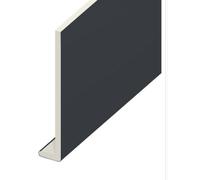 Eurocell Smooth Capping Board - 5mtr x 150mm - Anthracite Grey