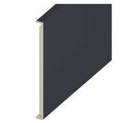 Eurocell Smooth Double Edged Fascia Board - 5mtr x 450mm - Anthracite Grey