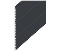 Eurocell Smooth Hollow Soffit Board - 5mtr x 300mm - Anthracite Grey
