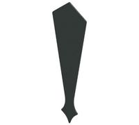 Eurocell Smooth Roofline Finial Trim - 350mm - Anthracite Grey