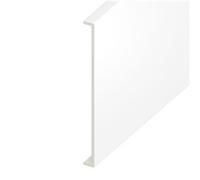 Eurocell UPVC Double Capping Board - 450mm x 9mm x 5mtr - 64 Standard White