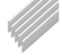 Eurocell Upvc Plastic Trim - White Architrave Skirting Board Window Finishing Trim (W) 45mm (L) 2 Metre - 5 Pack