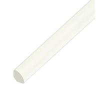 Eurocell White Ash Upvc Plastic Quadrant Moulding Trim - Window Tile Beading (W) 17.5mm (L) 1M Length