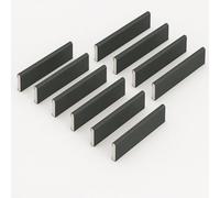 Eurocell Windows4You Anthracite Grey Upvc Architrave Trim - Pencil Round Flat - (L) 1M X (W) 95mm (Pack Of 10)
