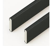 Eurocell Windows4You Anthracite Grey Upvc Architrave Trim - Pencil Round Flat - (L) 2M X (W) 45mm (Pack Of 2)