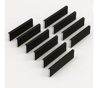 Eurocell Windows4You Black Ash Woodgrain Upvc Architrave Trim - Pencil Round Flat - (L) 1.5M X (W) 30mm (Pack Of 10)