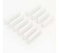 Eurocell Windows4You White Upvc Architrave Trim - Pencil Round Flat - (L) 2M X (W) 45mm (Pack Of 10)
