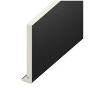 Eurocell Woodgrain 10mm Airspace Eurosoffit Board 5mtr x 150mm - Black Ash
