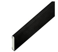 Eurocell Woodgrain Cloaking Fillet Finishing Trim 5mtr x 30mm - Black Ash