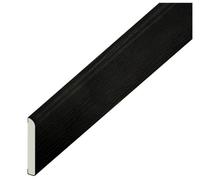 Eurocell Woodgrain Pencil Round Architrave Flat 5mtr x 65mm - Black Ash
