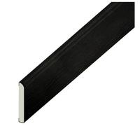 Eurocell Woodgrain Pencil Round Architrave Flat 5mtr x 95mm - Black Ash
