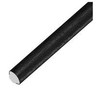 Eurocell Woodgrain Quadrant 5mtr x 17.5mm - Black Ash