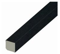 Eurocell Woodgrain Square Finishing Trim 5mtr x 20mm - Black Ash